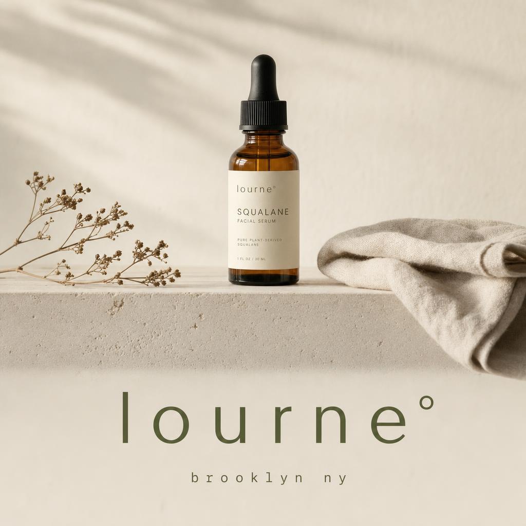 Lourne Skincare — branded social post